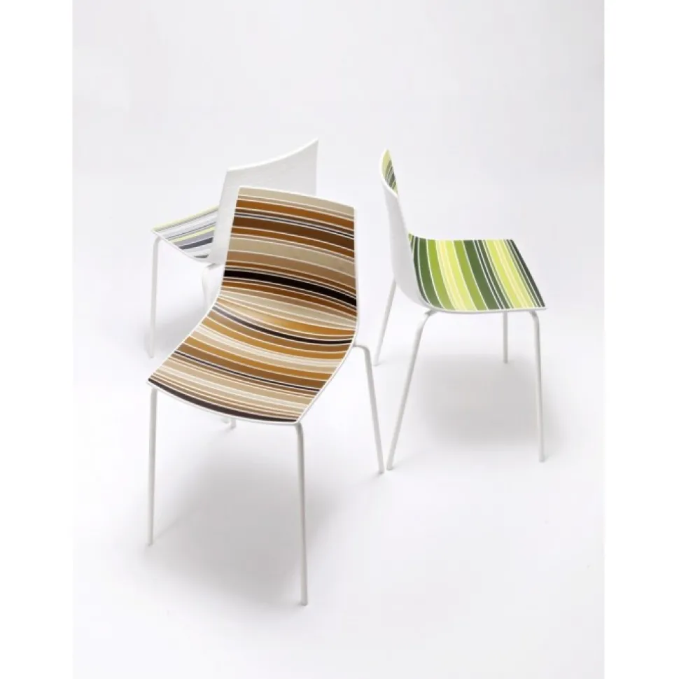 Sedia Colorfive Na Gioco Di Colori Brillanti E Pastello