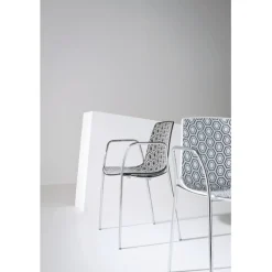 Sedia Con Braccioli Alhambra Tb E Seduta In Tecnopolimero Multicolore