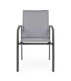 Sedia Con Braccioli Cruise Antracite Gk52