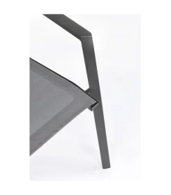 Sedia Con Braccioli Cruise Antracite Gk52