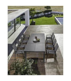 Sedia Con Braccioli Cruise Antracite Gk52