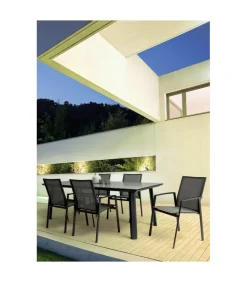 Sedia Con Braccioli Cruise Antracite Gk52