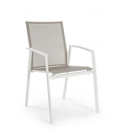 Sedia Con Braccioli Cruise Bianco Gk50