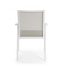 Sedia Con Braccioli Cruise Bianco Gk50