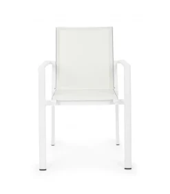 Sedia Con Braccioli Konnor Bianco Cx21