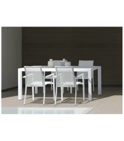 Sedia Con Braccioli Konnor Bianco Cx21