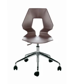 Sedia Con Ruote Prodige 5R Per L'Ufficio Rigoroso E Contemporaneo