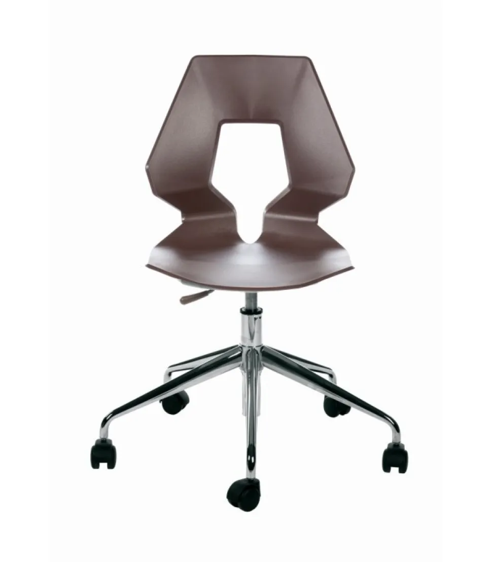 Sedia Con Ruote Prodige 5R Per L'Ufficio Rigoroso E Contemporaneo