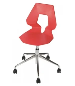 Sedia Con Ruote Prodige 5R Per L'Ufficio Rigoroso E Contemporaneo