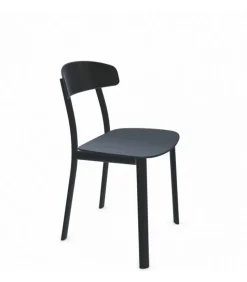 Sedia Con Struttura In Acciaio Verniciato