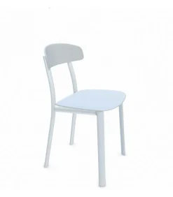 Sedia Con Struttura In Acciaio Verniciato