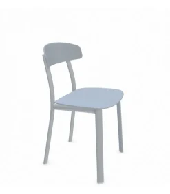 Sedia Con Struttura In Acciaio Verniciato