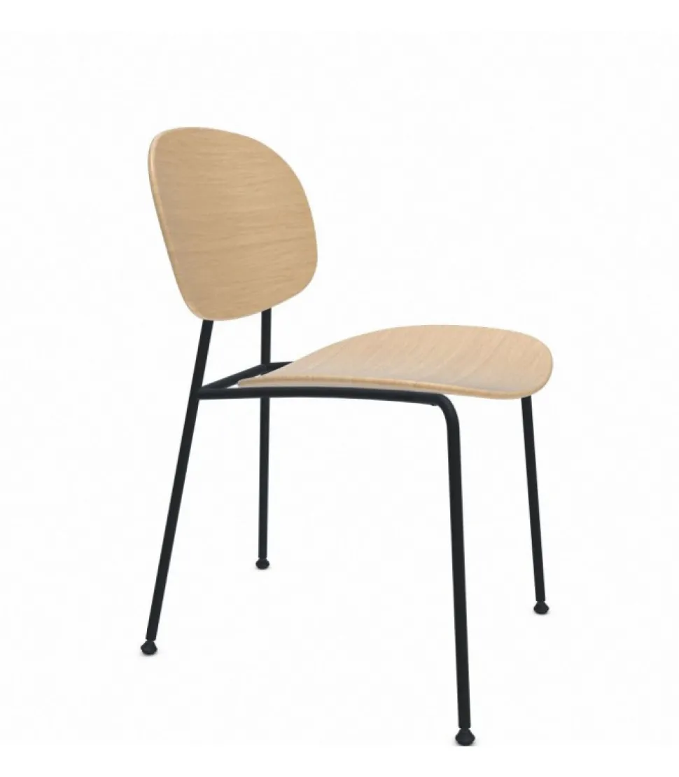 Sedia Con Struttura In Acciaio Colorato