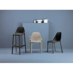 Sedia Da Giardino Piu Di Scab, Realizzata Interamente In Italia In Tecnopolimero Per Outdoor.