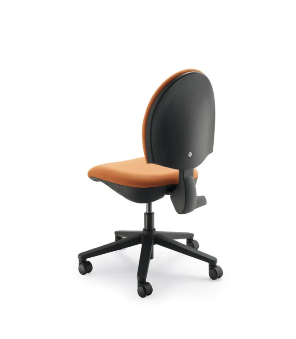 Sedia Da Ufficio Clck: Girevole, Regolabile E Imbottita - Made In Italy