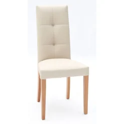 Sedia Dama Imbottita Con Schienale Alto Capitonne'