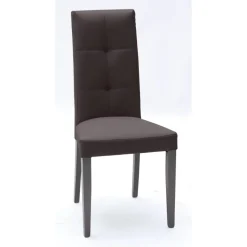 Sedia Dama Imbottita Con Schienale Alto Capitonne'