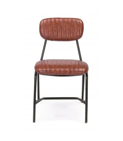 Sedia Debbie Arancio Scuro Vintage