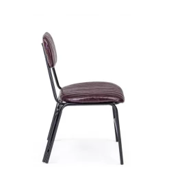 Sedia Debbie Bordeaux Vintage