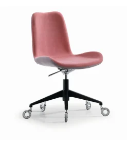 Sedia Ergonomica, Imbottita E Rivestita In Moltissimi Tessuti Pelli Ed Ecopelli