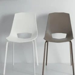 Sedia Eva 4 Di Point House, Seduta Monoscocca Polipropilene Rinforzato