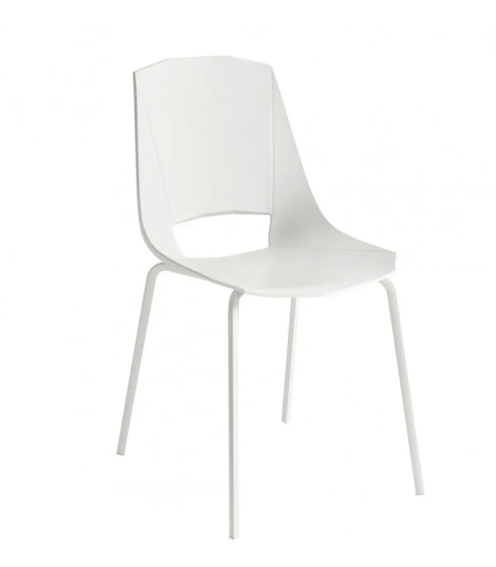 Sedia Eva 4 Di Point House, Seduta Monoscocca Polipropilene Rinforzato