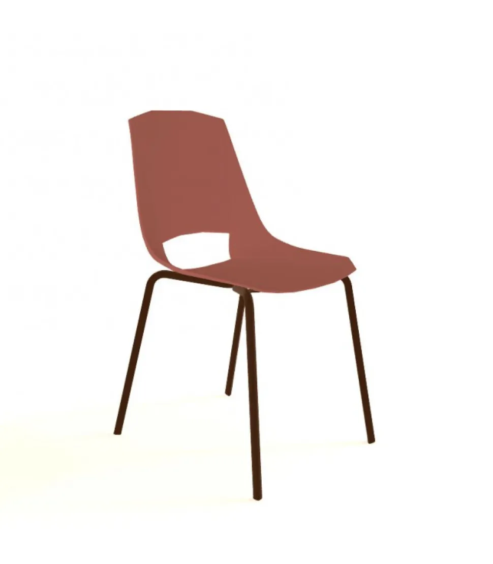 Sedia Eva 4 Di Point House, Seduta Monoscocca Polipropilene Rinforzato