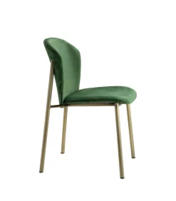 Sedia Finn Di Scab, Imbottita Con Struttura In Tubo Di Acciaio Colorato. Made In Italy.