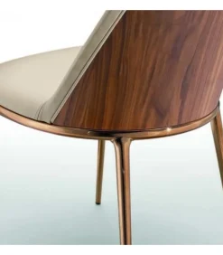 Sedia Imbottita Disponibile Anche Con Schienale In Legno