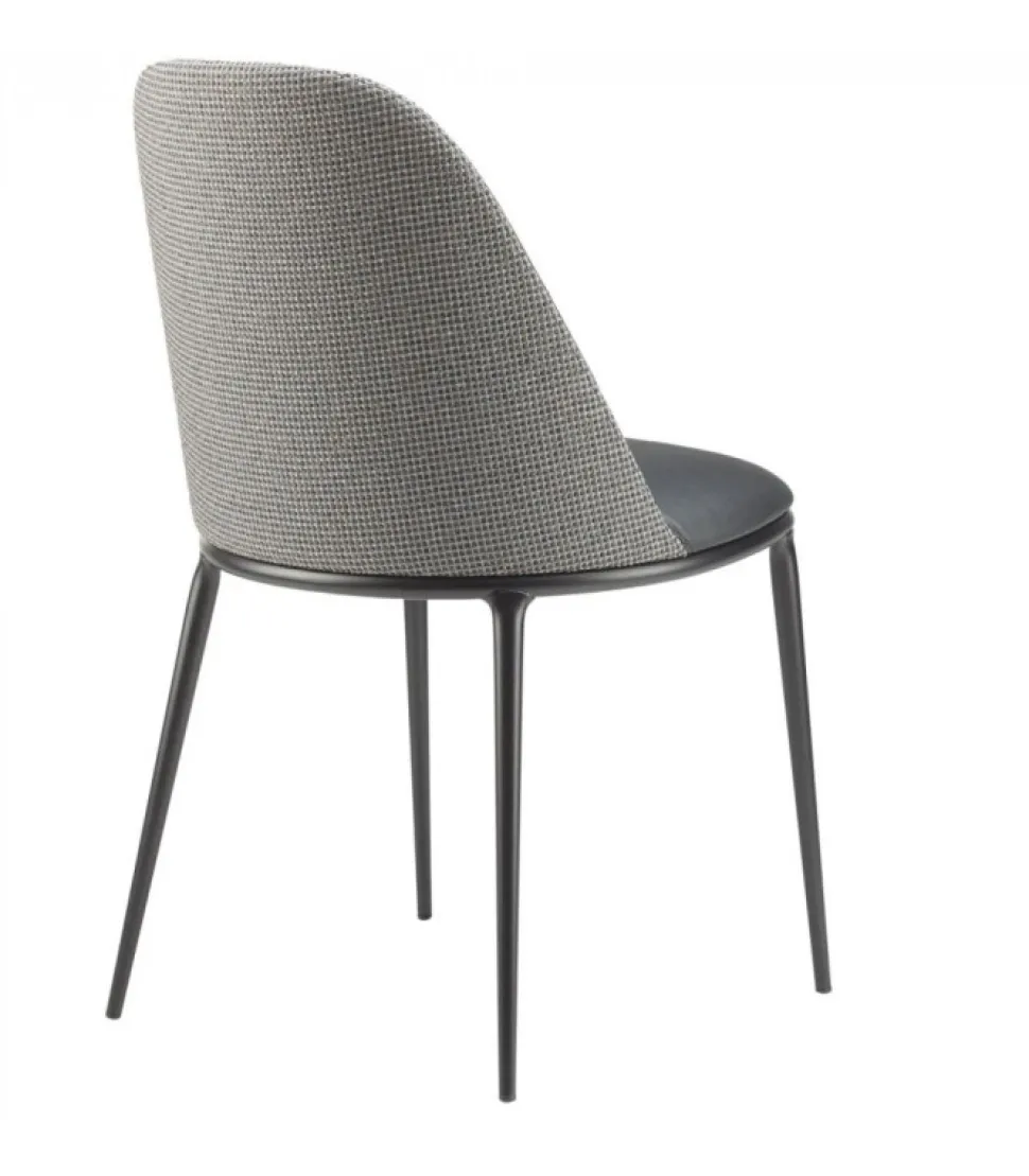 Sedia Imbottita Disponibile Anche Con Schienale In Legno