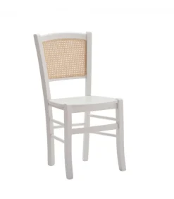 Sedia In Legno Con Schienale In Paglia Di Vienna