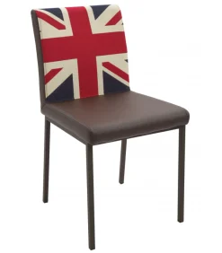 Sedia In Metallo Imbottita