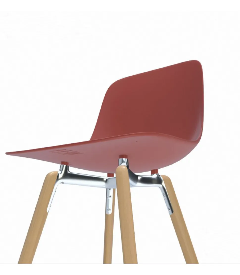 Sedia In Polipropilene Colorato