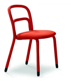 Sedia Interamente Imbottita E Rivestita In Tessuto Visual