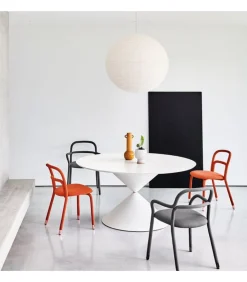 Sedia Interamente Imbottita E Rivestita In Tessuto Visual