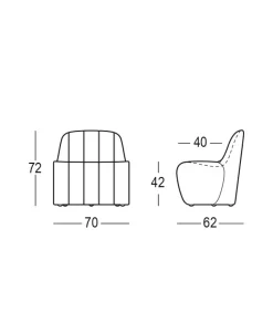 Sedia Jetlag Di Plust In Polietilene Per L'Outdoor. Vanta Le Certificazioni Catas E Made In Italy.