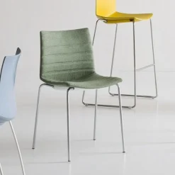 Sedia Kanvas Na Full Imbottita, Contemporanea, Leggera E Impilabile