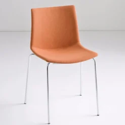 Sedia Kanvas Na Tb Front Imbottita, Contemporanea, Leggera E Impilabile