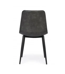 Sedia Kyra Pu Antracite Vintage