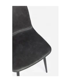 Sedia Kyra Pu Antracite Vintage