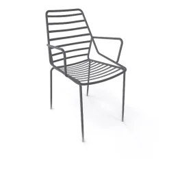 Sedia Link In Metallo Colorato E Con Un Estetica Moderna Ma Di Memoria