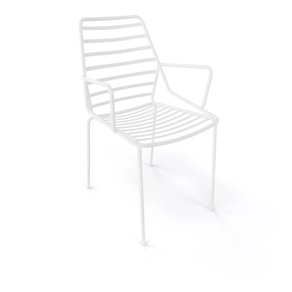 Sedia Link In Metallo Colorato E Con Un Estetica Moderna Ma Di Memoria