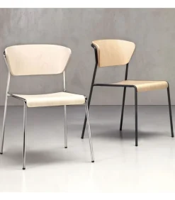 Sedia Lisa, Progettata E Realizzata In Italia Da Scab Con Materiali Italiani.