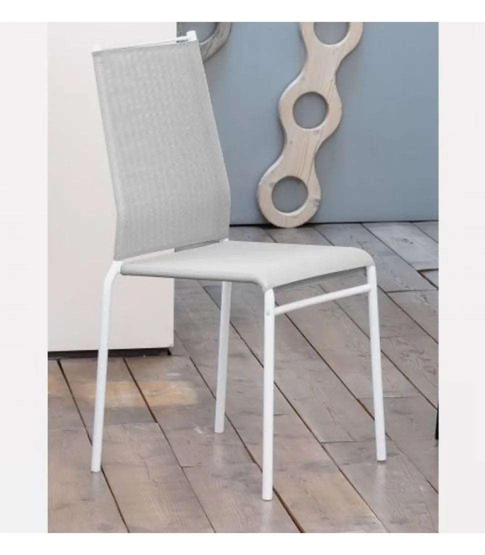 Sedia Liu Alta Outdoor, Con Struttura Realizzata Per Il Giardino.