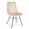 Sedia Lorena Struttura In Rattan