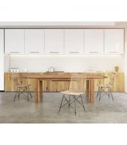 Sedia Lucilla Kibu Nat Struttura In Rattan