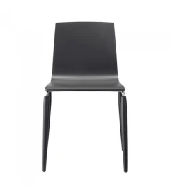 Sedia Natural Alice, Con Gambe Disponibili In Frassino Sbiancato O In Faggio Wenge, Scocca In Tecnopolimero.