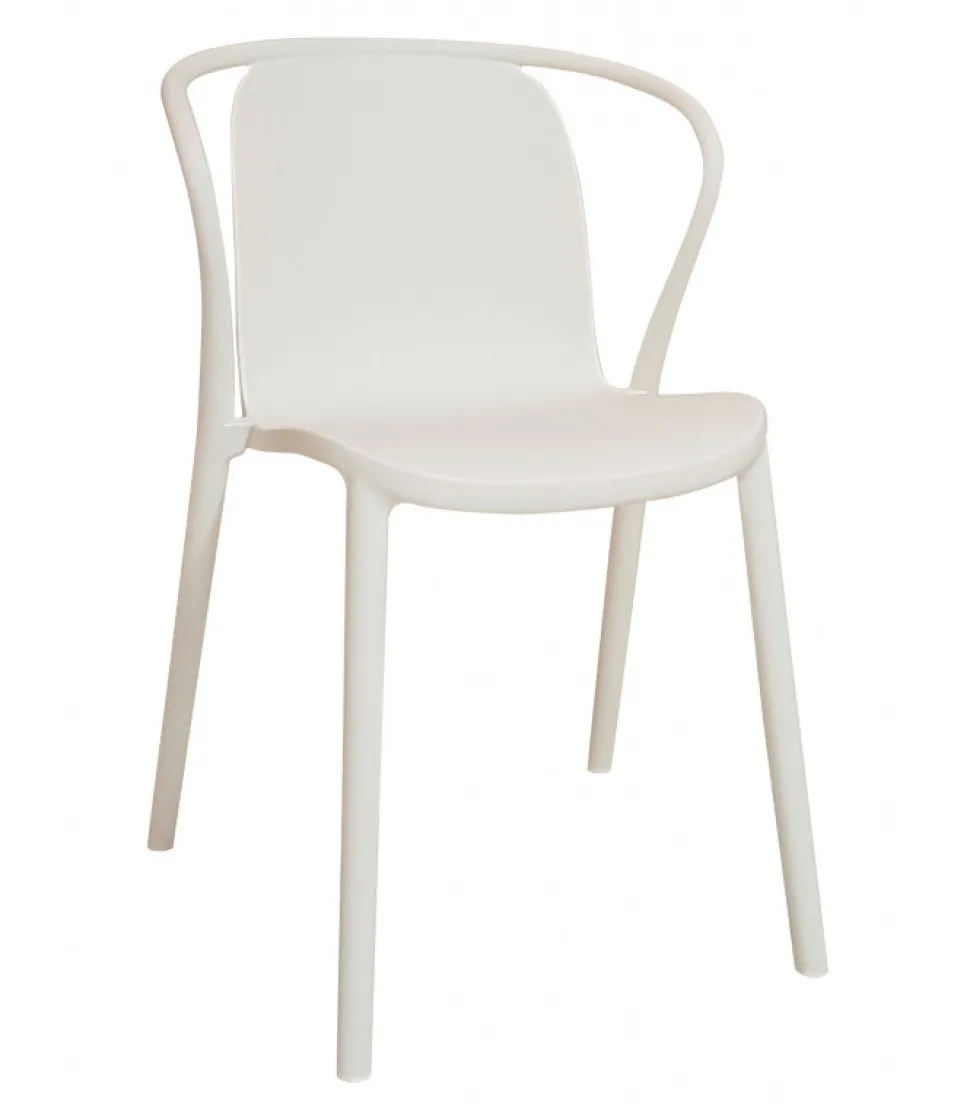 Sedia Rosie Impilabile In Polipropilene, Per Interno O Esterno