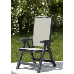 Sedia Sdraio Esmeralda Lux Di Scab, Realizzata In Italia Per L'Uso Outdoor, Per Privati E Contract.