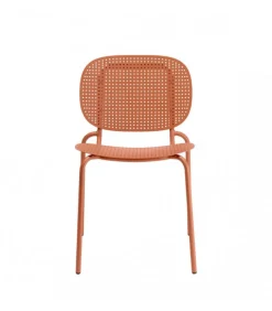 Sedia Si-Si Dots 2505, Realizzata Interamente In Acciaio Zincato E Verniciato Per L'Outdoor.
